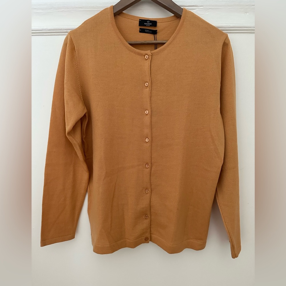 Ragno 100%wool merino extrafine texnology cardigan size 10